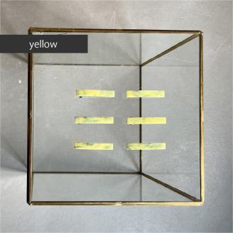 アクリル製ショートバレッタ yellow（イエロー） eME　barretta 2 short 髪留め ヘアクリップ ヘアアクセサリー こだわりの逸品 地域特産品 ギフト 自分用 人気 おすすめ