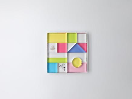 お花を閉じ込めたアクリル積み木 15ピース ミックス HIKARINOTOY インテリア 知育 玩具 プレゼント お祝い｜こだわりの逸品 地域特産品 ギフト 自分用 人気 おすすめ