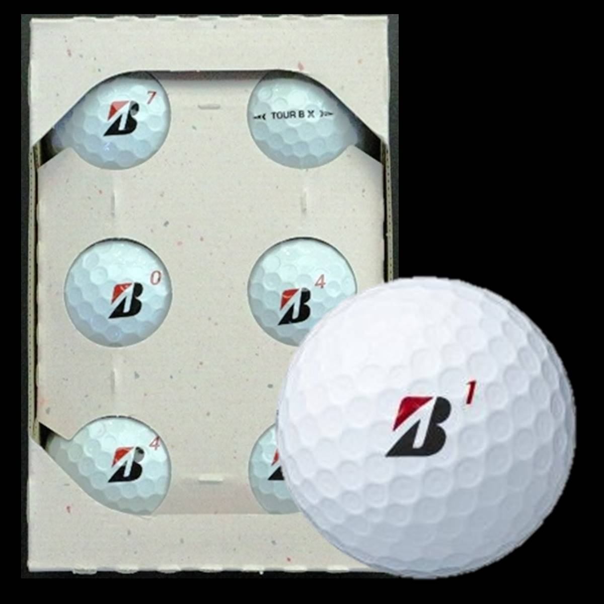 【ご注文から６ヶ月以内の発送となります】ロストボール　6個×2　【ブリヂストン TOUR B X・XS シリーズ】(色・柄指定不可)他ブランドあり ゴルフ ゴルフボール ボール洗浄選別済み 練習用 カラーボール カラフル 送料無料
