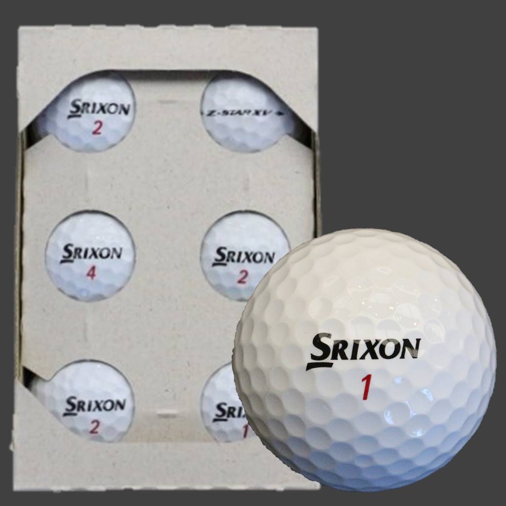 【ご注文から６ヶ月以内の発送となります】ロストボール　6個×2　【Z-STAR・Z-STAR XV 白 シリーズ】(色指定不可)他メーカーあり ゴルフ ゴルフボール ボール洗浄選別済み 練習用 カラーボール カラフル 送料無料