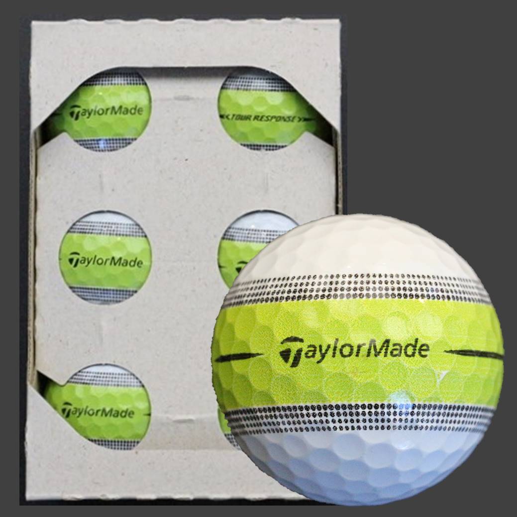 【ご注文から６ヶ月以内の発送となります】ロストボール　6個×2　【テーラーメイド ツアーレスポンス シリーズ】(色・柄指定不可)他ブランドあり ゴルフ ゴルフボール ボール洗浄選別済み 練習用カラーボール カラフル 送料無料