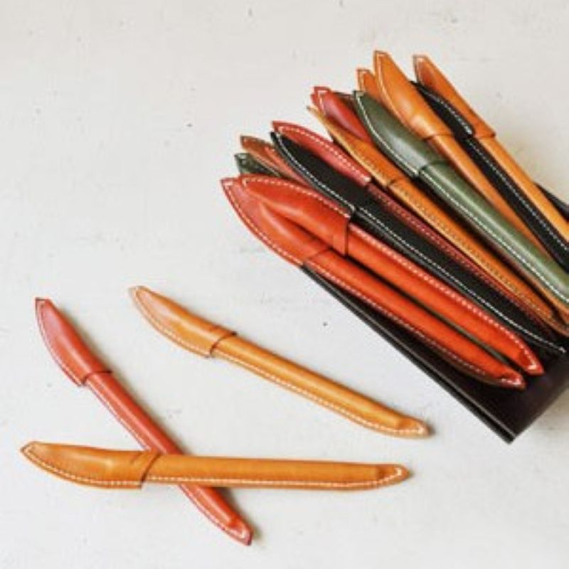 Teha’amana Pen Basic テハマナ ペン ベーシック ブラウン テハマナ 革 皮 雑貨 おしゃれ レザー 本革 こだわりの逸品 地域特産品 ギフト 自分用 人気 おすすめ ブラウン