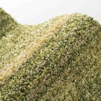 【サイズ200×250cm】カーペットラグ　さらさらふわふわ長続き(リュストル)　色:モスグリーン
