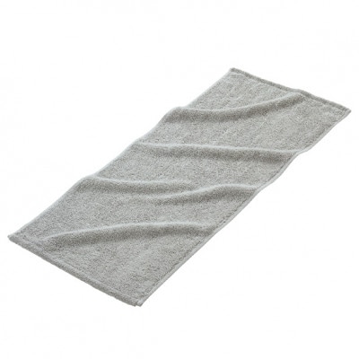 フェイスタオル4枚セット スーパーZEROパイル使用 (色:グレー)　泉州こだわりタオル