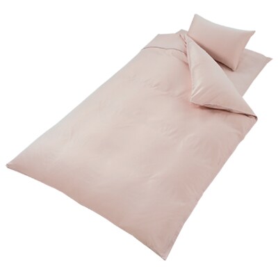 【シングル】カバー掛・敷・枕＆パジャマ(男女兼用Mサイズ)4点セット　色シャインローズ　抗菌防臭加工