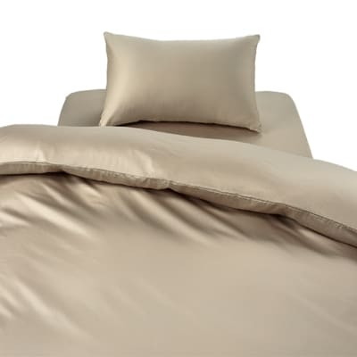 【シングル】プレミアムカバー35cm巾シーツ・掛・枕＆パジャマ(男女兼用Mサイズ)4点セット　色SP