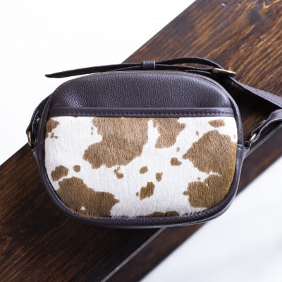 【ハラコ ショルダーバッグ】斜めがけ 本革 ショルダーバッグ  コンパクト【ma-01sch】