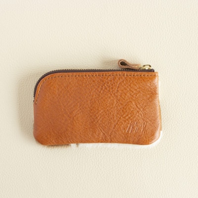 【ハラコ コインケース】L字ファスナー 財布 本革 レザー 革 日本製 【apo-12nch-CA】