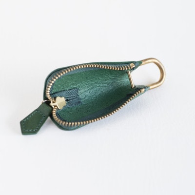 【キーケース】イタリアンレザー 本革 コンパクト 1本差し ブッテーロ【apo-18bu-GR】