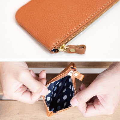 【コインケース】ポーチ 小物入れ 小銭入れ 財布 本革 レザー ヌメ革【apo-10nns-CA】