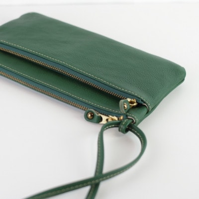 【サコッシュバッグ】ショルダーバッグ 牛革 本革 斜めがけ 薄型【ak-53nns-GR】