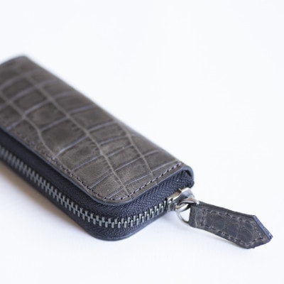 【キーケース】クロコエンボスレザー 本革 4連タイプ ワニ革模様 型押し【apo-16ec-KH】