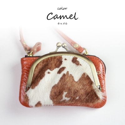 【ミニお財布ショルダー】ハラコ 本革 ショルダーバッグ 斜めがけ ミニ【aw-25nch-CA】