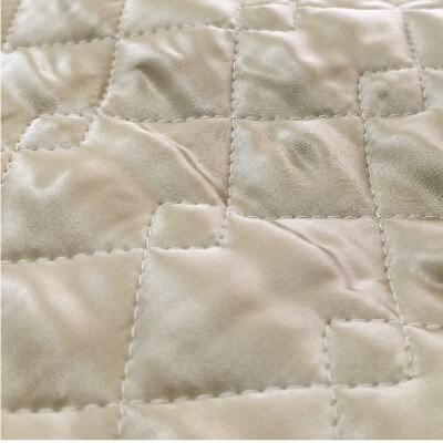 【Mサイズ 43×63cm】シルク100%和泉木綿枕パッド　ベージュ1枚　SSM-1M-BE