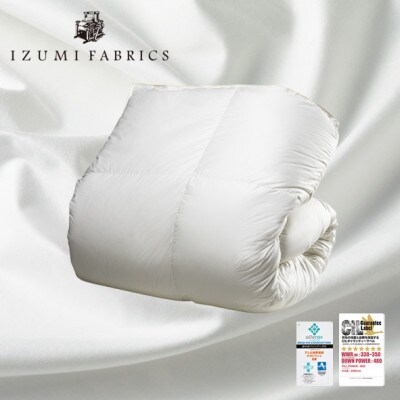 【クイーンサイズ】合掛け羽毛布団　ポーランド産ホワイトマザーグースダウン95%　CILプラチナラベル