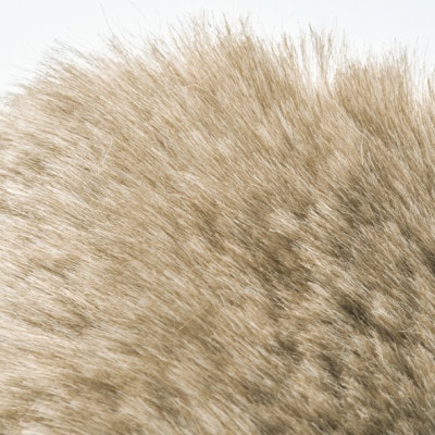 ソフトタッチ ラグジュアリーカーペット (ラックスファー)ブラウン【140×200cm】