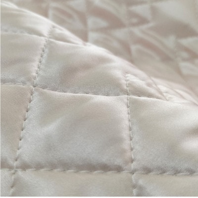 【Mサイズ 43×63cm】シルク100%和泉木綿枕パッド　アイボリー1枚　SSM-1M-IV