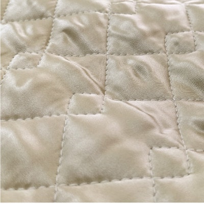 【Mサイズ 43×63cm】シルク100%和泉木綿枕パッド　ベージュ1枚　SSM-1M-BE