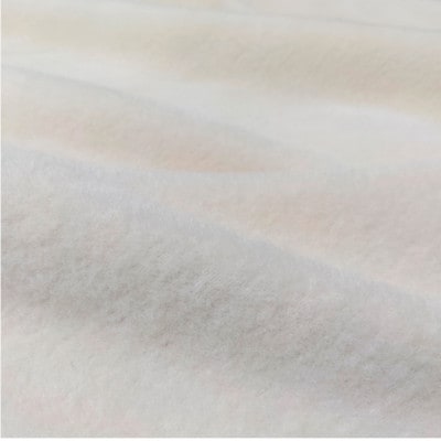 【ダブルサイズ】贅沢タッサーシルク100%(毛羽部分)毛布 180×200cm　SILK-W