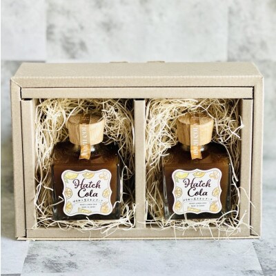 クラフトコーラシロップ2瓶 Hatch Cola | はちみつ生レモンコーラ(200ml瓶)x2本