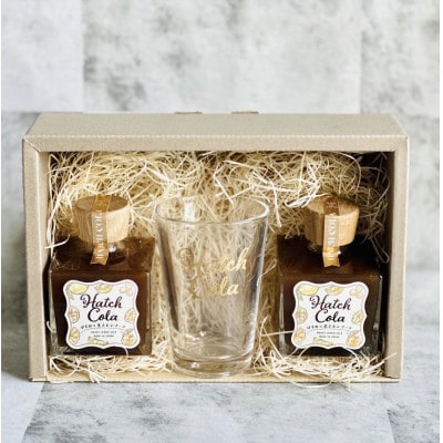 クラフトコーラシロップ2瓶・グラスセット Hatch Cola | はちみつ生レモンコーラ