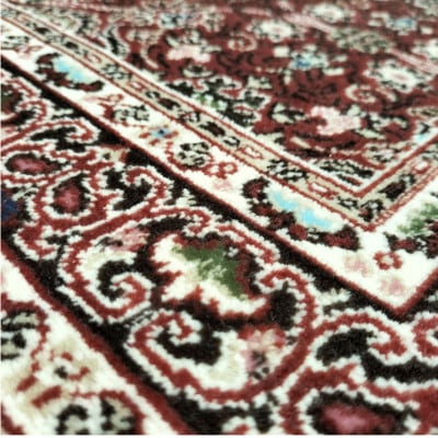 【67×110cm】 洗える国産モケット織り玄関マット ローズ(ポーロ67×110RO)