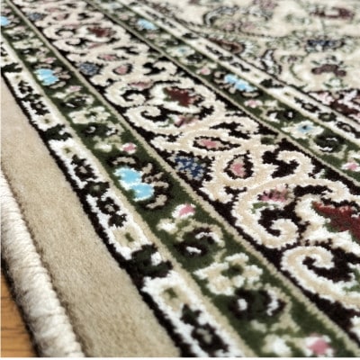 【67×110cm】 洗える国産モケット織り玄関マット ベージュ(ポーロ67×110BE)