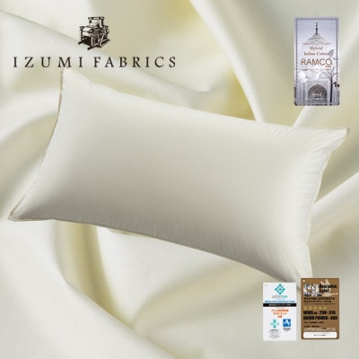 (50×90cm)ハンガリー産ホワイトグース　ダウンピロー(羽毛まくら)93%