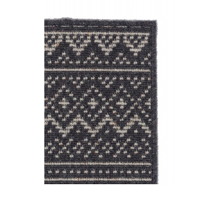 ウールラグ/Fisherman's Court NAVY×IVORY 200×140cm