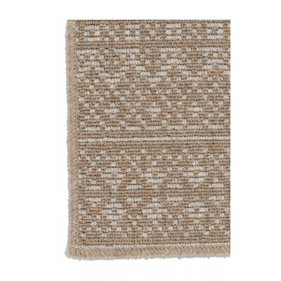 ウールラグ/Fisherman's Court CAMEL×IVORY 60×40cm