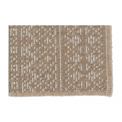 ウールラグ/Fisherman's Court CAMEL×IVORY 200×300cm