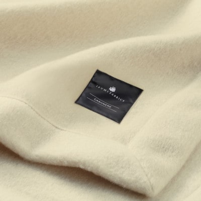 ピュアカシミヤ毛布(ホワイト)