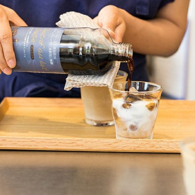 コーヒー　人気　カフェインレス　デカフェカフェオレベース【無糖】　600ml×6本　　自社焙煎