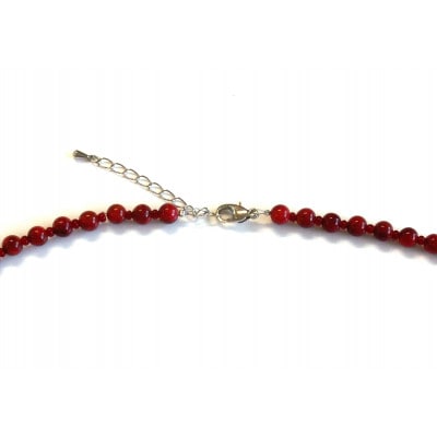 珊瑚のロングネックレス【配送不可地域：沖縄県】