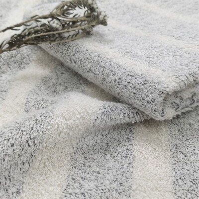 【フェイスタオル5枚組】オーガニックコットンフェイスタオル(34×80cm)かすみグレー