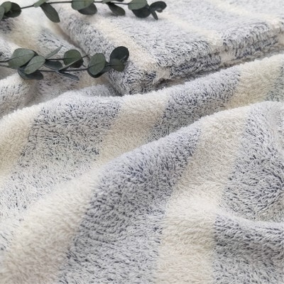 【バスタオル3枚組】オーガニックコットンバスタオル(60×120cm)かすみネイビー