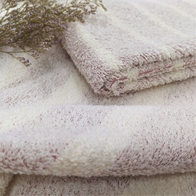 【フェイス4枚バス2枚組】オーガニックコットンフェイスタオル＆バスタオルセット かすみ色アソート