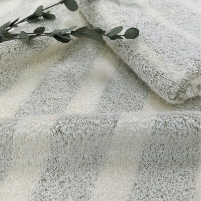 【フェイス6枚バス3枚組】オーガニックコットンフェイスタオル＆バスタオルセット かすみグリーン