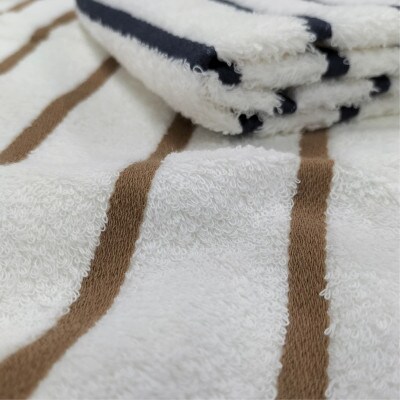 【フェイス4枚バス2枚組】オーガニックコットンフェイスタオル＆バスタオルセット しまふわ色アソート