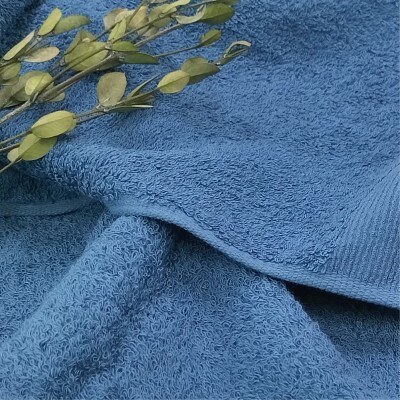 【バスタオル3枚組】オーガニックコットンバスタオル(60×120cm) 彩りネイビー