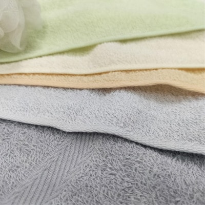 【フェイス10枚組】いろいろカラーの薄手フェイスタオル( 34×84cm)GR-F10