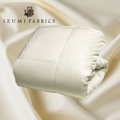 【ダブルサイズ】肌掛け羽毛布団　ハンガリー産ホワイトダックダウン90%　CILシルバーラベル