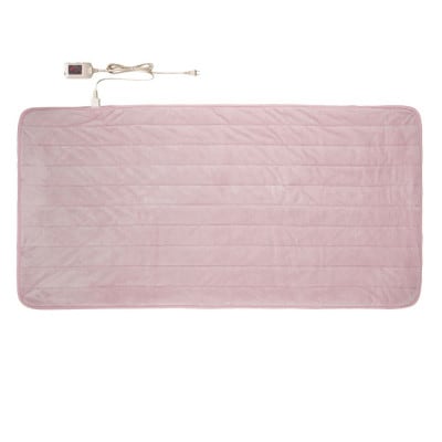 とろける肌触りのシルクタッチ あったかパーソナルマットロング　約100×200cm　ピンク