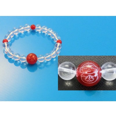 お地蔵様の御利益ブレス  赤めのう