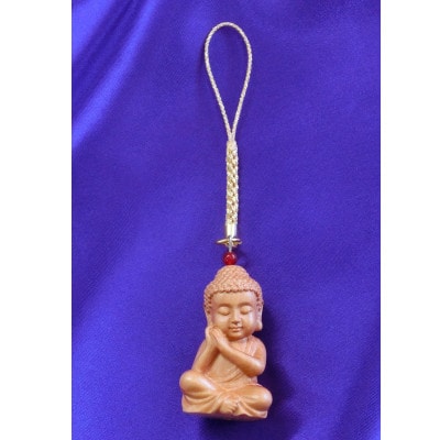 仏陀(ブッダ)の根付ストラップ〈癒し〉