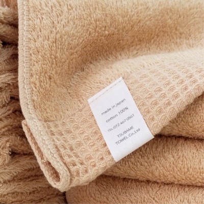 【バスタオル2枚組】思わずふれたくなる しなやかバスタオル(60×120cm) アプリコット