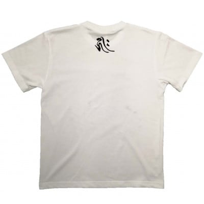 手描きTシャツ 仏画 十一面千手観音 白 (半袖 XLサイズ)