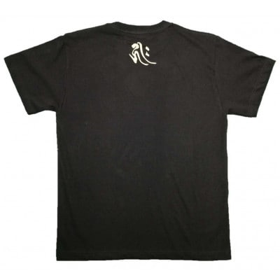 手描きTシャツ 仏画 阿弥陀如来 黒 (半袖 XLサイズ)