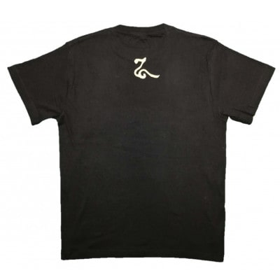 手描きTシャツ 仏画 六地蔵 黒 (半袖 Lサイズ)