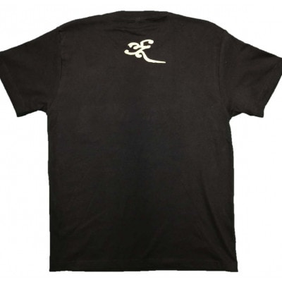 手描きTシャツ 仏画 薬師如来 黒 (半袖 Sサイズ)